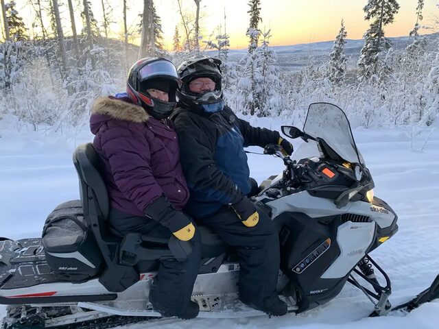 Snowmobile tour