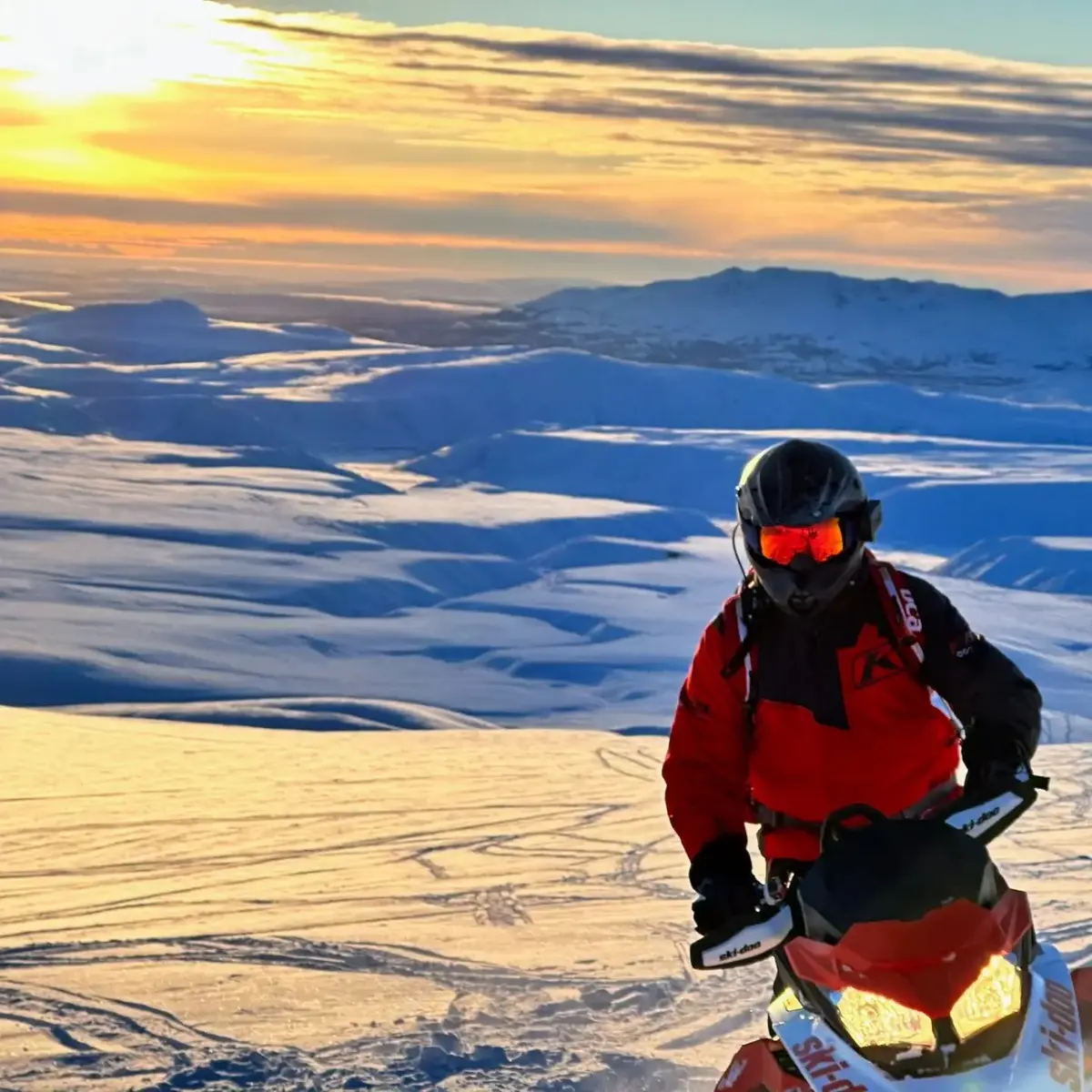 Snowy Alaskan trails